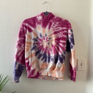 Ivory Ella tie dye hoodie